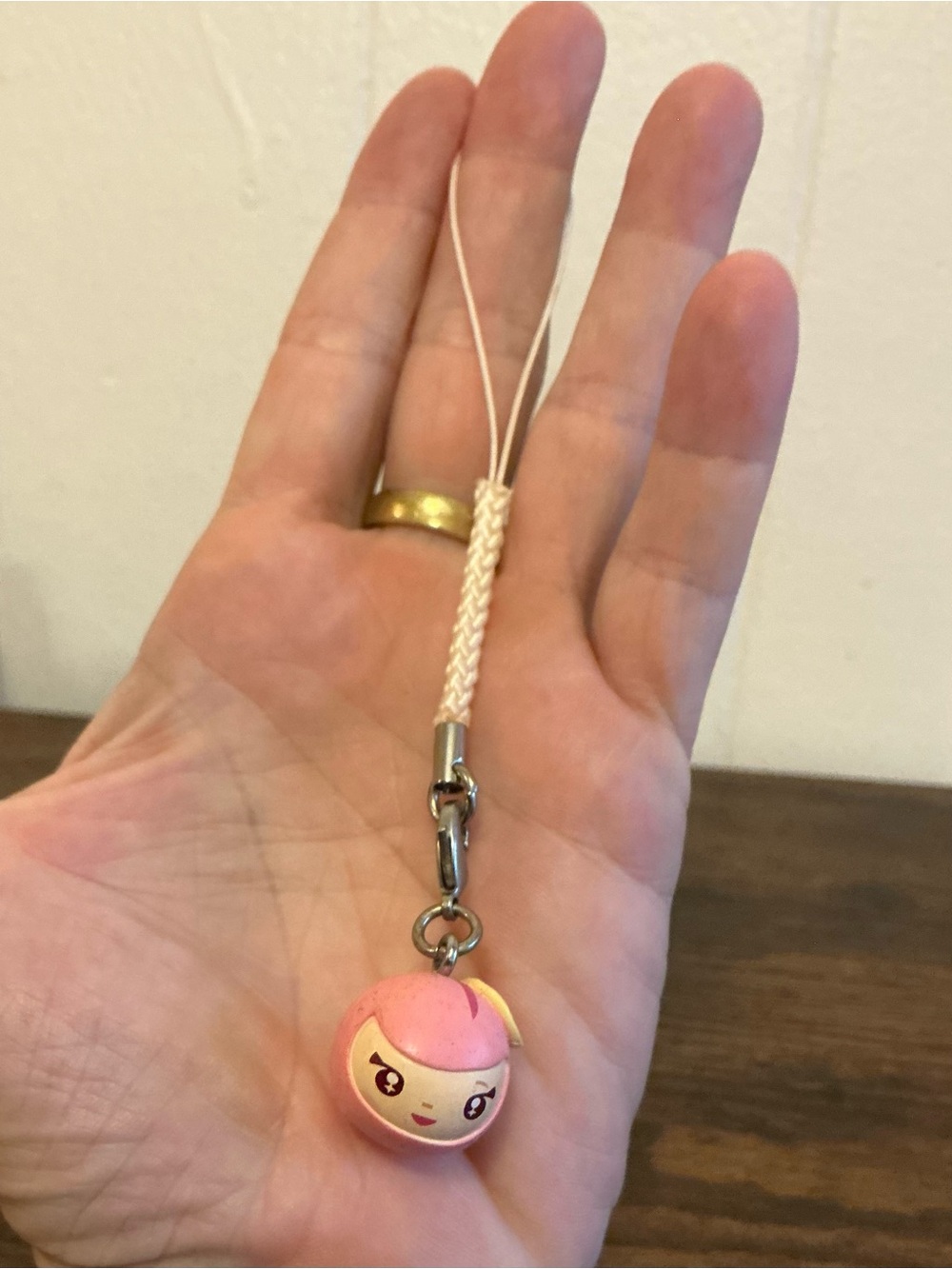 A Rare HTF Cute Little Tokidoki Frenzies Peche Keychain Phone Bag Charm Strap